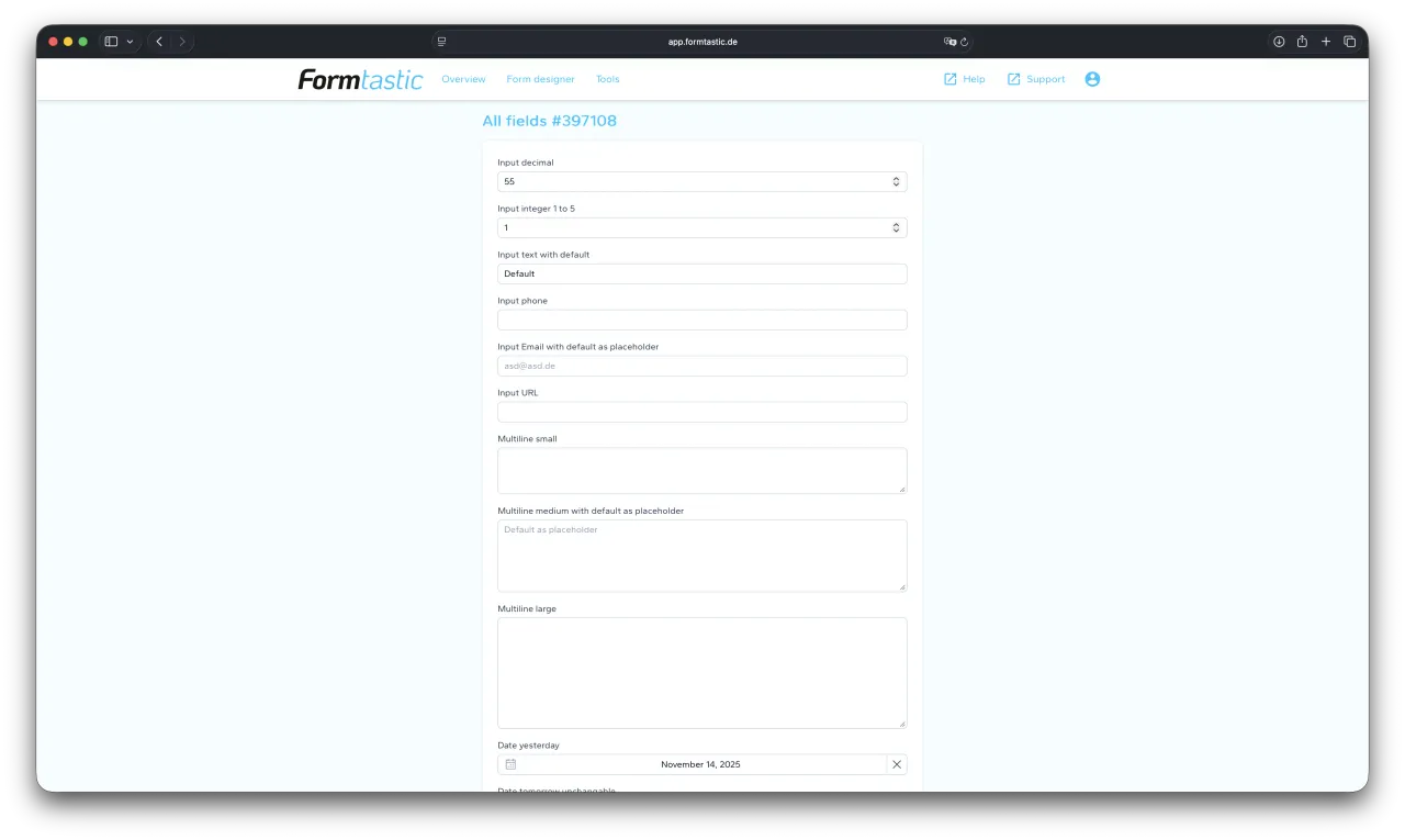 Formuliereditor